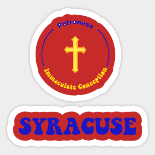 SYRACUSE PATRON SAINT Sticker